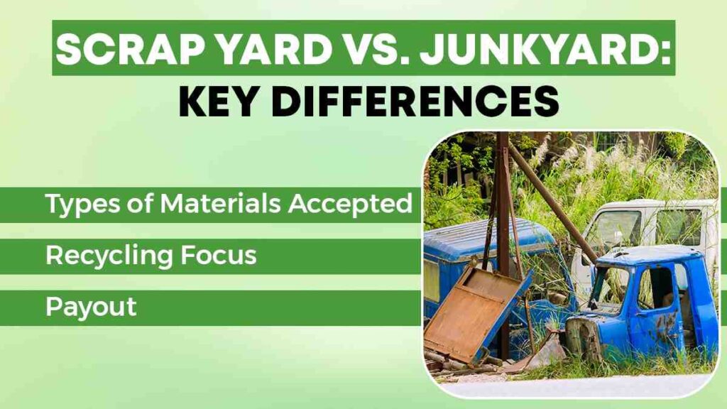 Scrap Yard vs. Junkyard Key Differences