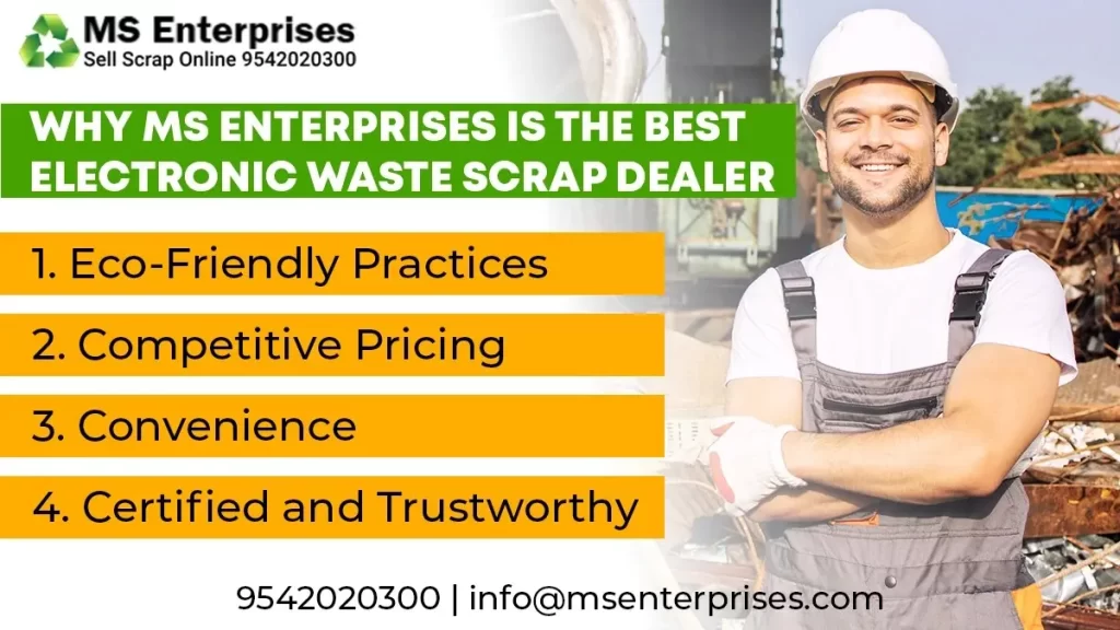 Why MS Enterprises Is The Best Electronic Waste Scrap Dealer