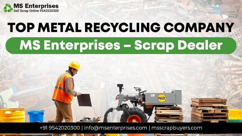 Visual representation of MS Enterprises, a Metal Recycling Company In Hyderabad, known for its efficient scrap dealing services.