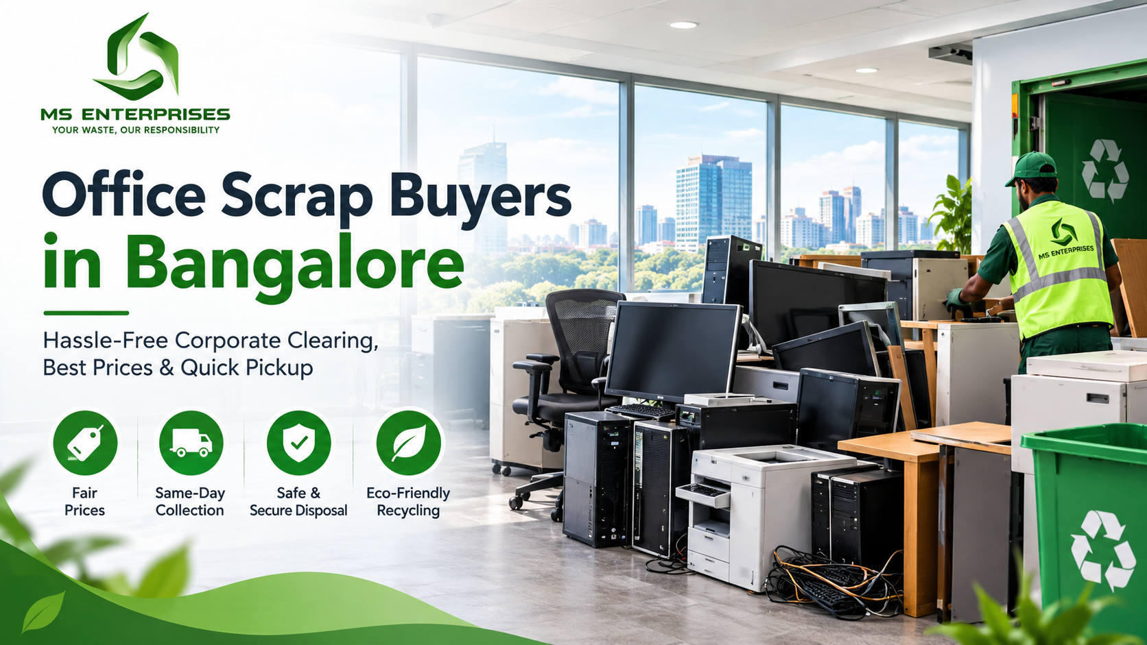 Office Scrap Buyers in Bangalore: A Practical Guide to Selling Corporate Waste the Right Way