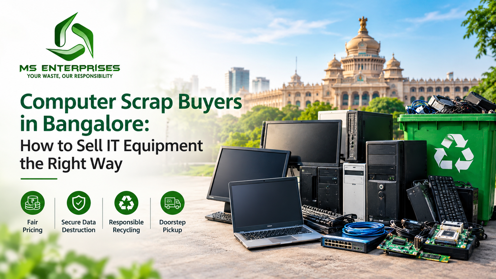 Computer Scrap Buyers in Bangalore: How to Sell IT Equipment the Right Way