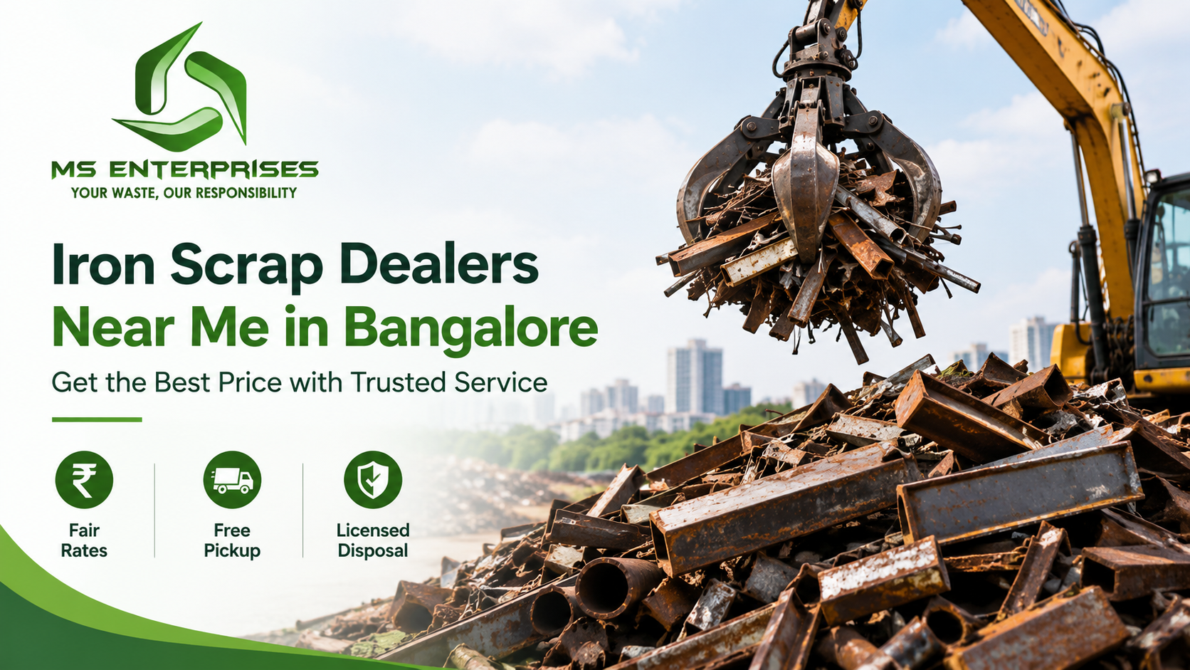 Iron Scrap Dealers Near Me : Who to Trust for the Best Price